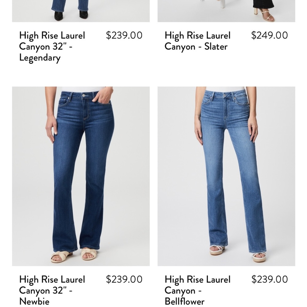 Paige Laurel Canyon Flare Jeans